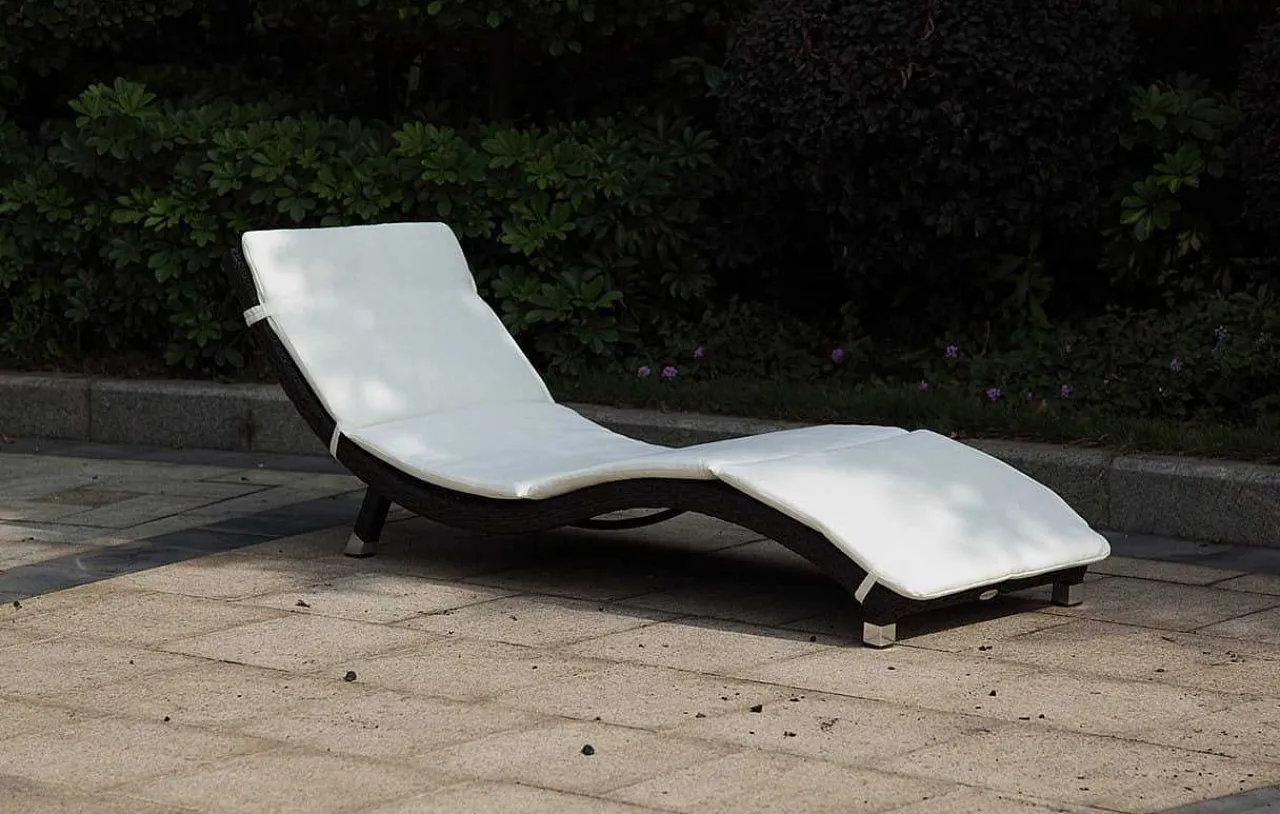 mutoni pleasure Sonnenliege Caracas Coffee Creme (4-Er Set)> Gartenliegen