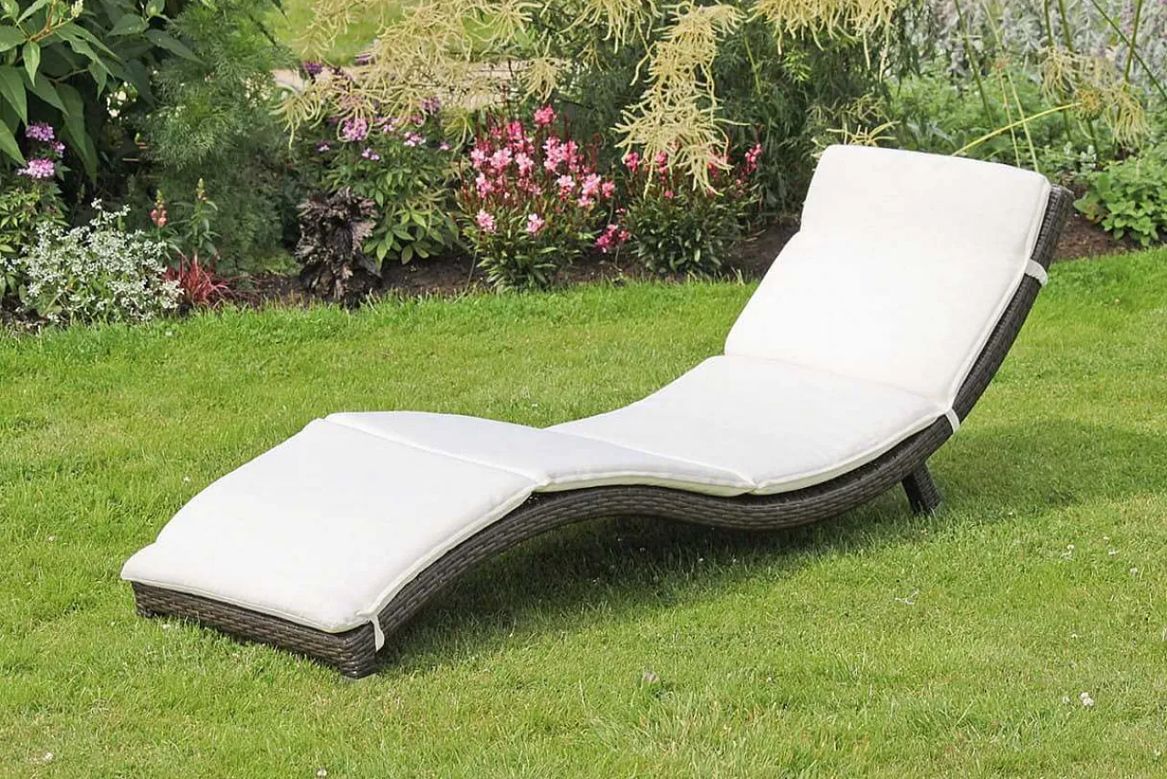 mutoni pleasure Sonnenliege Caracas Coffee Creme (4-Er Set)> Gartenliegen