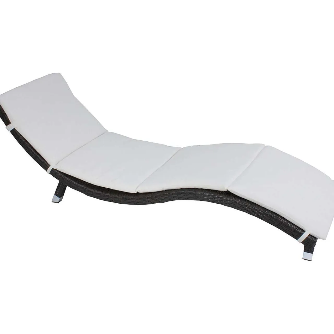 mutoni pleasure Sonnenliege Caracas Coffee Creme (4-Er Set)> Gartenliegen