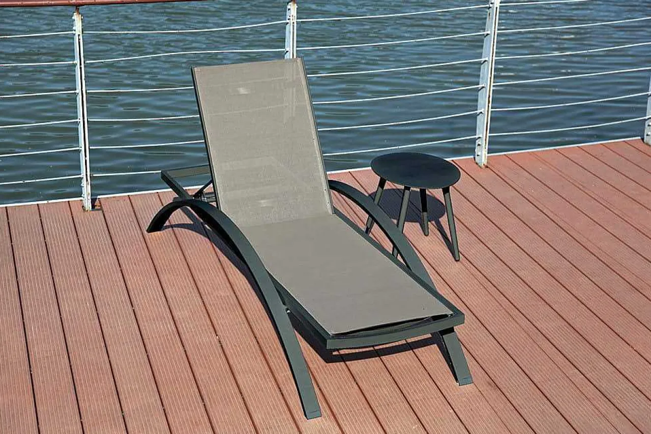 mutoni pleasure Sonnenliege Donna Anthrazit> Gartenliegen