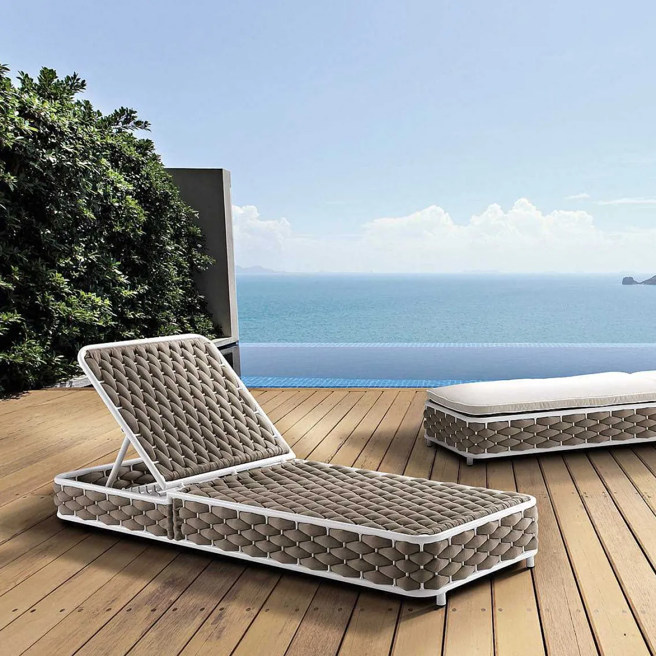 mutoni ethnic Sonnenliege Manhattan Sunproof Grey> Daybeds Und Sonneninseln