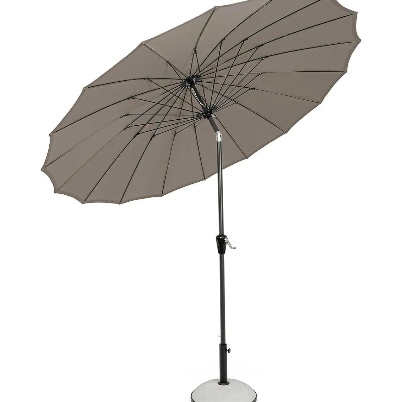 mutoni lifestyle Sonnenschirm Atlanta 270 Anthrazit Taupe> Stockschirme