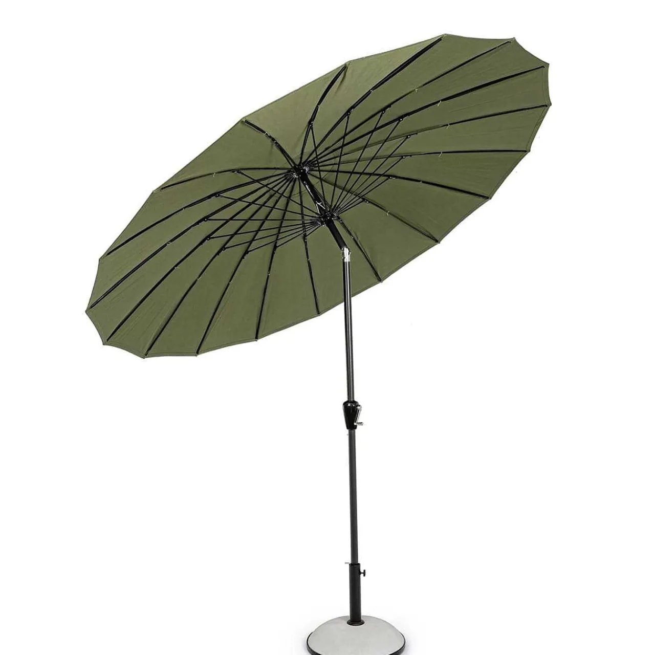 mutoni lifestyle Sonnenschirm Atlanta 270 Anthrazit Olivgrun> Stockschirme