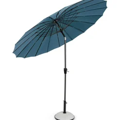 mutoni lifestyle Sonnenschirm Atlanta 270 Anthrazit Pfauenblau> Stockschirme
