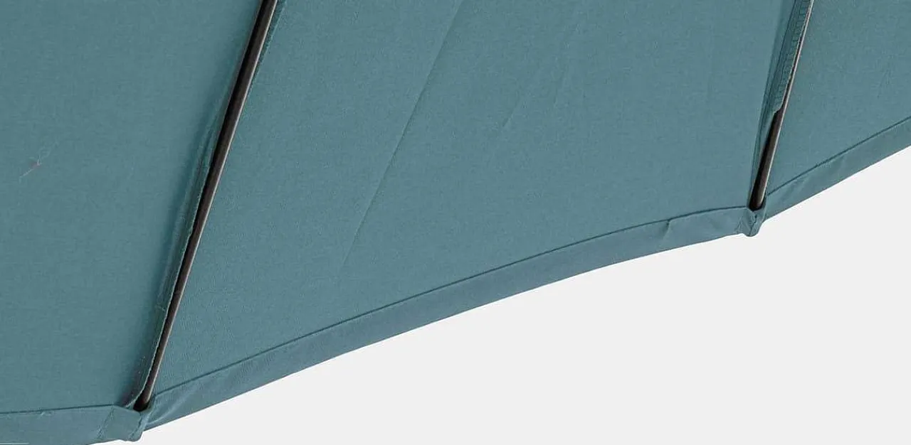 mutoni lifestyle Sonnenschirm Atlanta 270 Anthrazit Pfauenblau> Stockschirme