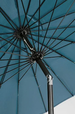 mutoni lifestyle Sonnenschirm Atlanta 270 Anthrazit Pfauenblau><noscript><img width=