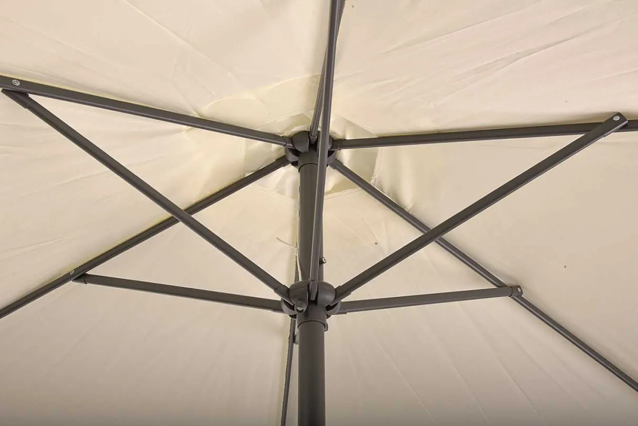 mutoni pleasure Sonnenschirm Kaelis Weiss 250X145> Stockschirme