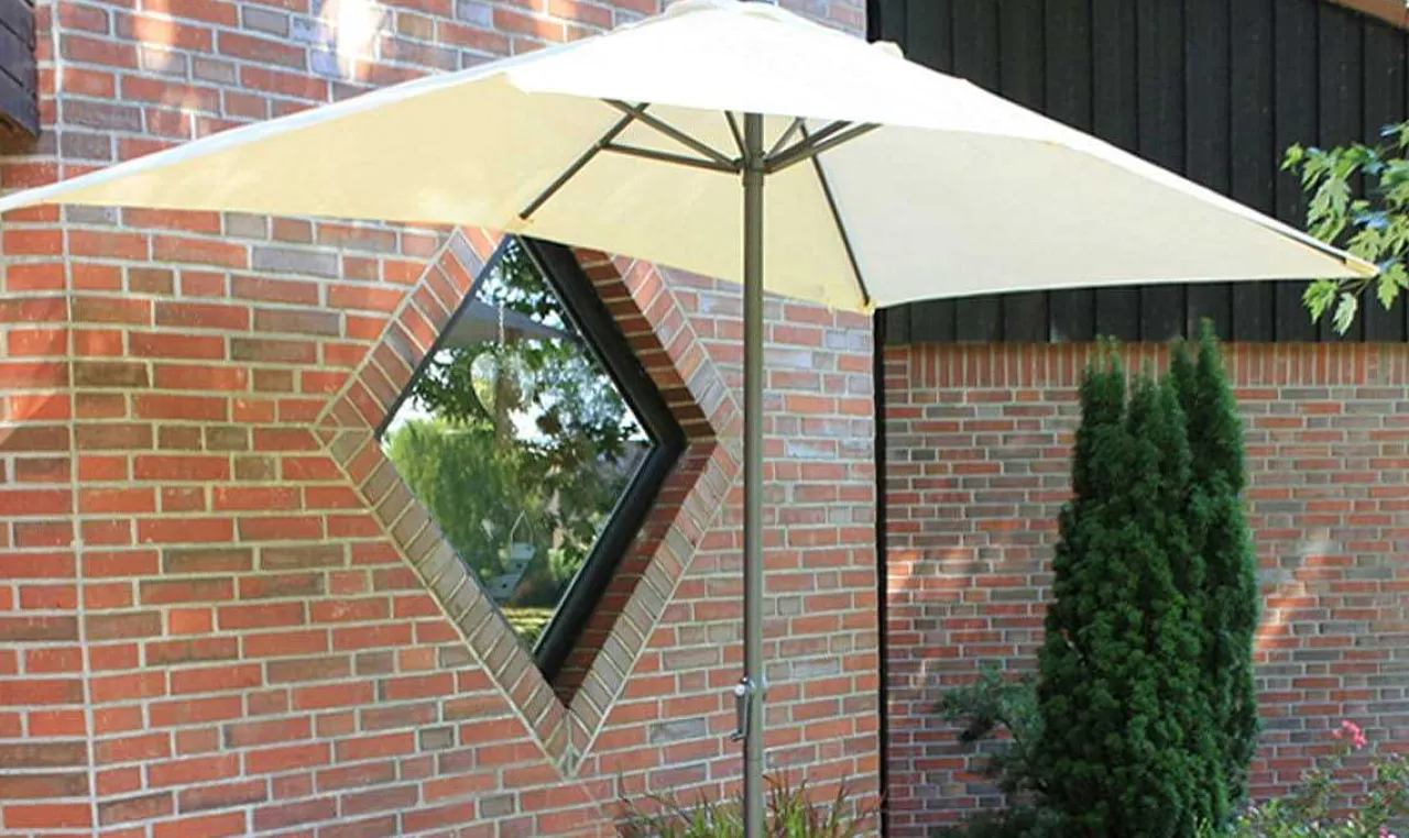 mutoni pleasure Sonnenschirm Kaelis Weiss 250X145> Stockschirme