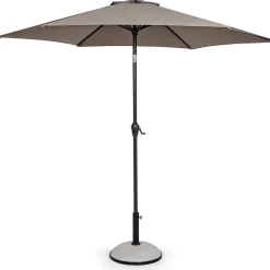 mutoni lifestyle Sonnenschirm Kalife Mit Gelenk 270 Taupe> Stockschirme