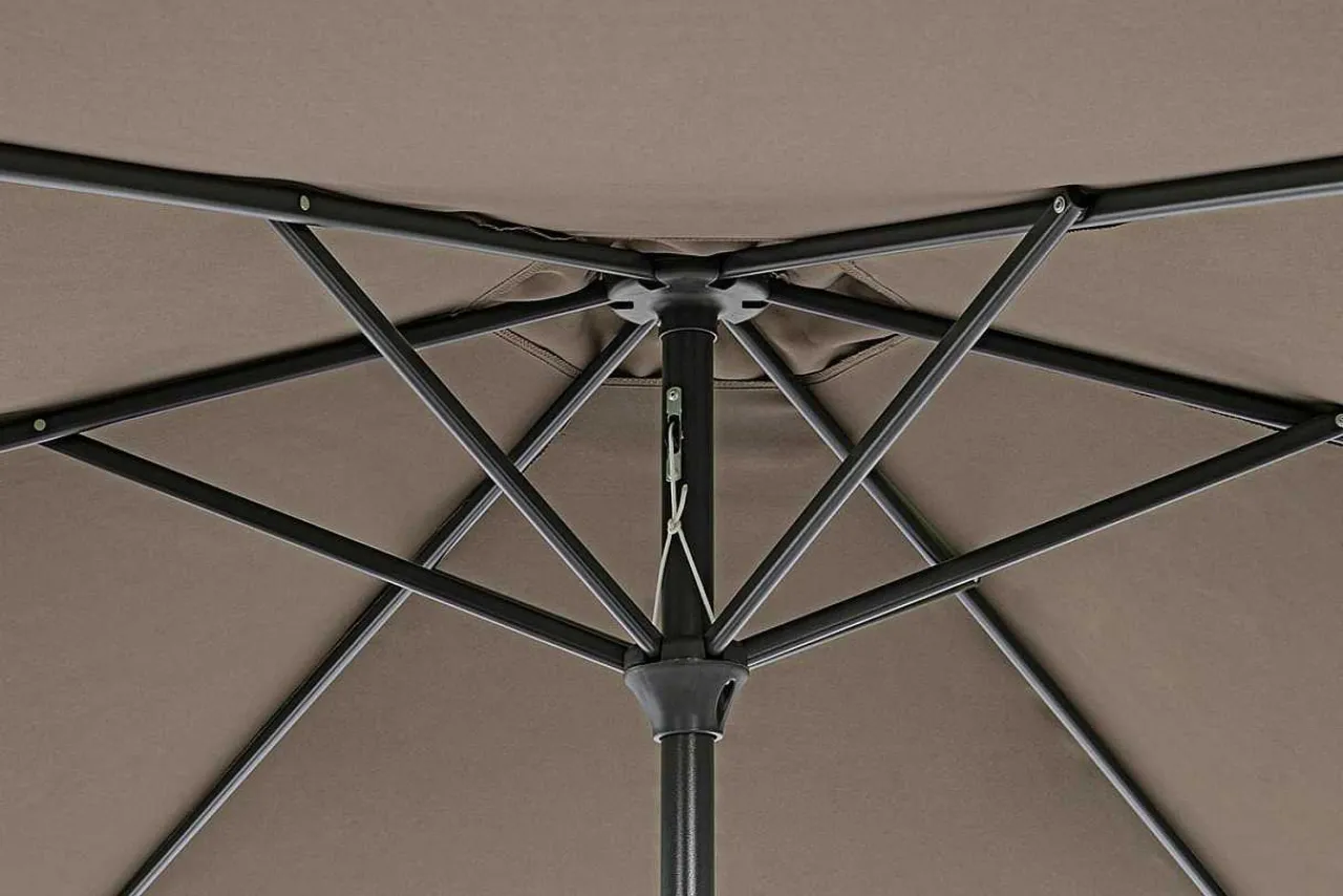 mutoni lifestyle Sonnenschirm Kalife Mit Gelenk 270 Taupe> Stockschirme