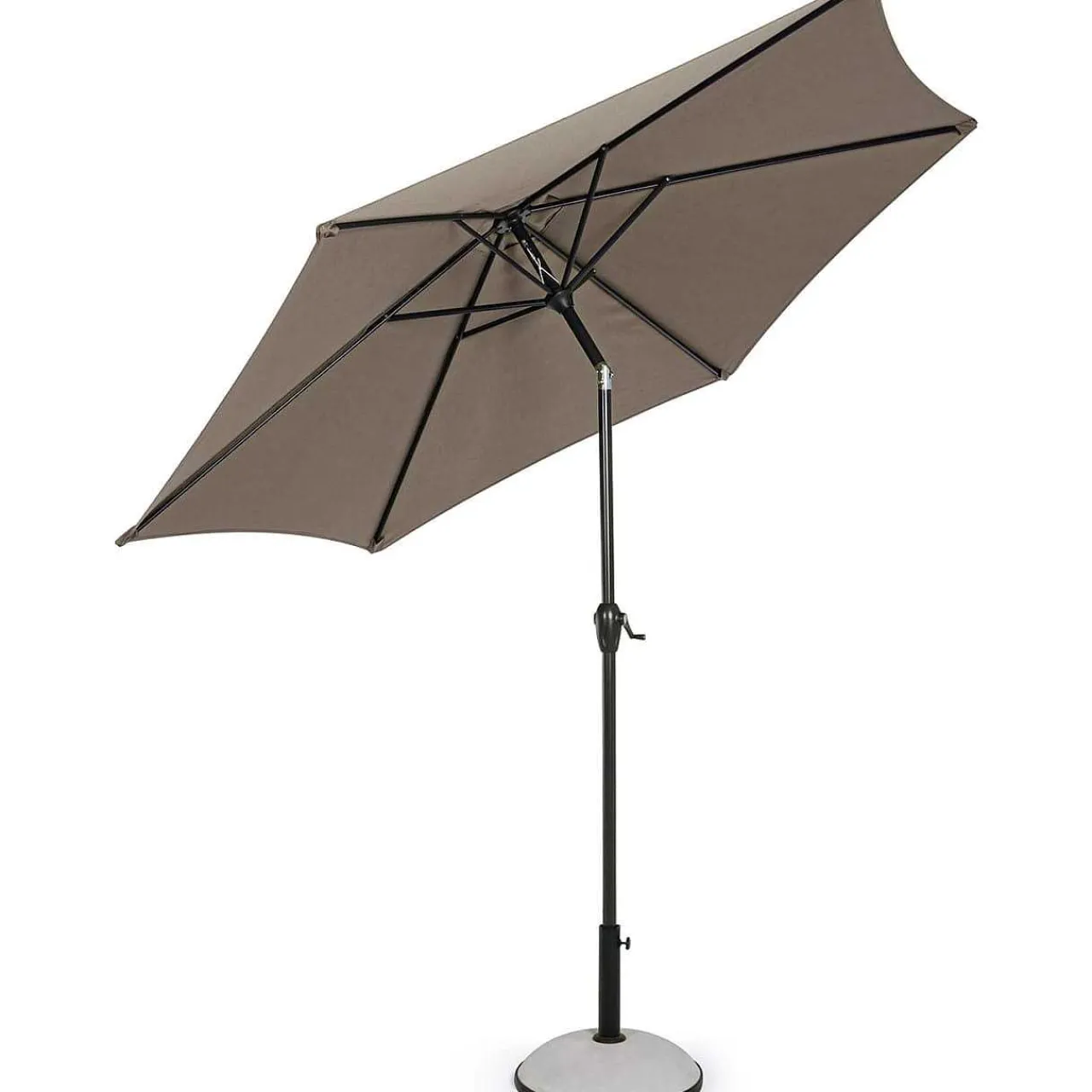 mutoni lifestyle Sonnenschirm Kalife Mit Gelenk 270 Taupe> Stockschirme