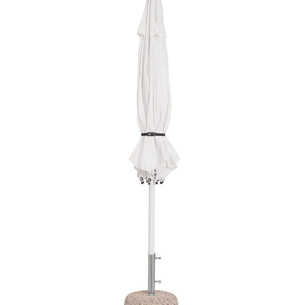 mutoni lifestyle Sonnenschirm Rio Weiss Rund 300> Stockschirme
