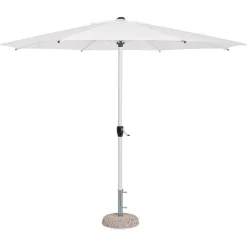 mutoni lifestyle Sonnenschirm Rio Weiss Rund 300> Stockschirme