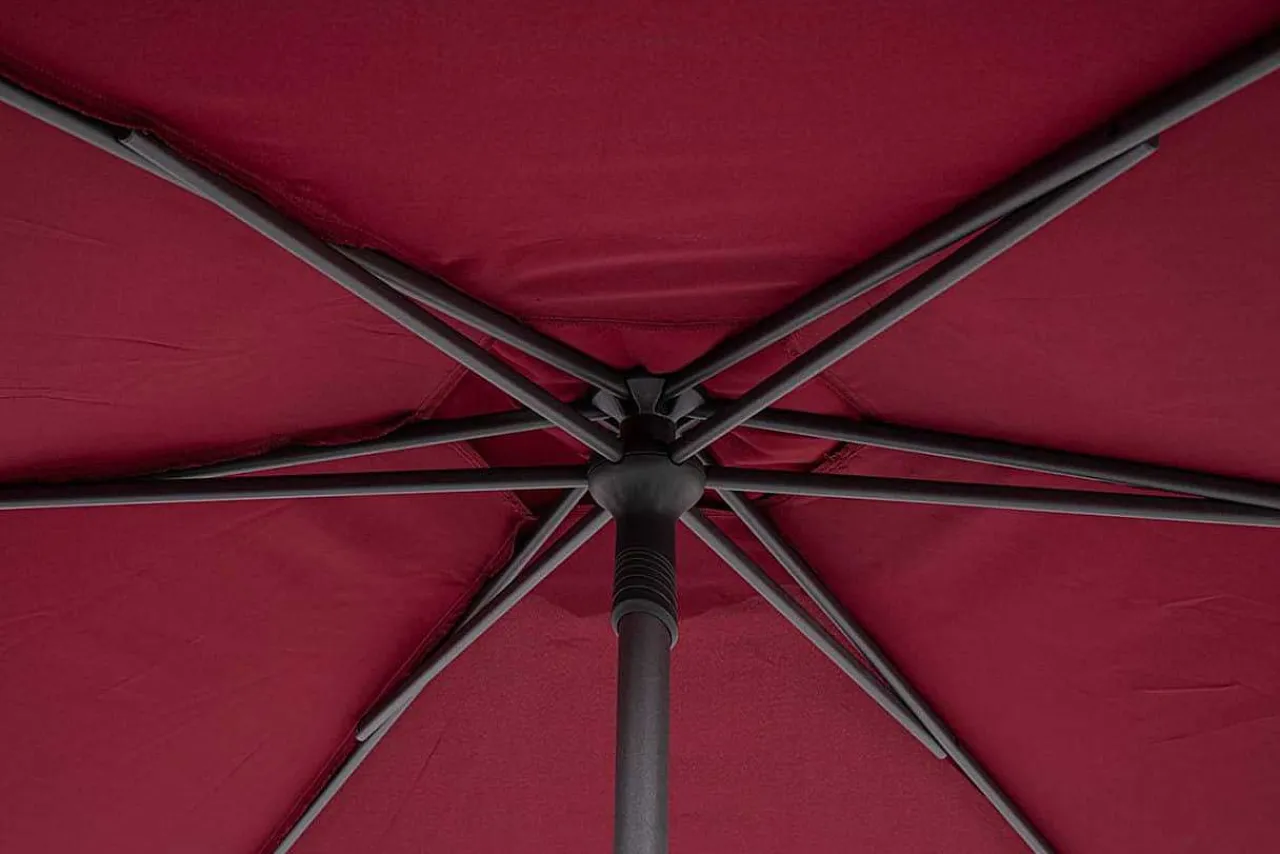 mutoni lifestyle Sonnenschirm Samba Anthrazit-Burgundy> Stockschirme