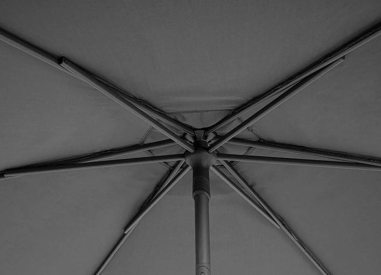 mutoni lifestyle Sonnenschirm Samba Anthrazit-Dunkelgrau 270> Stockschirme