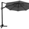 mutoni exclusive Sonnenschirm Varallo Anthrazit 375> Freiarmschirme