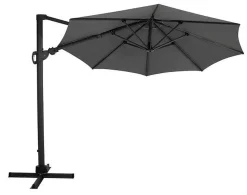 mutoni exclusive Sonnenschirm Varallo Anthrazit 375> Freiarmschirme