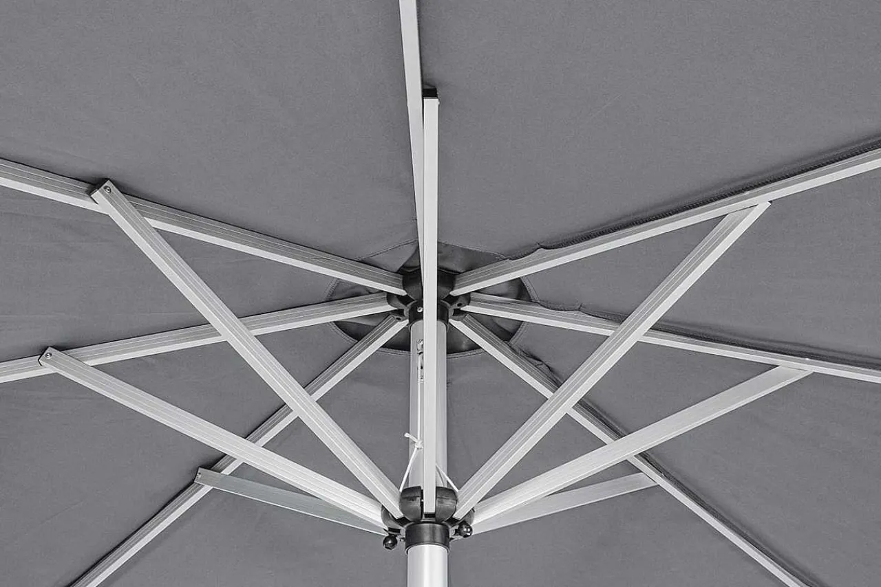 mutoni lifestyle Sonnenschirm Vienna 300 Eloxiert Dunkelgrau> Stockschirme