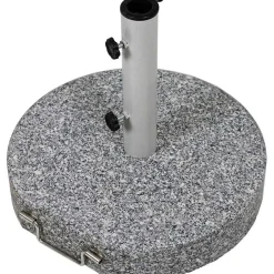 mutoni pleasure SonnenSchirmständer Vespera Granit Grau Rund 45X45> Schirmständer