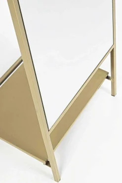 mutoni lifestyle Standspiegel Arin Mit Garderobenhacken Gold 46X182><noscript><img width=