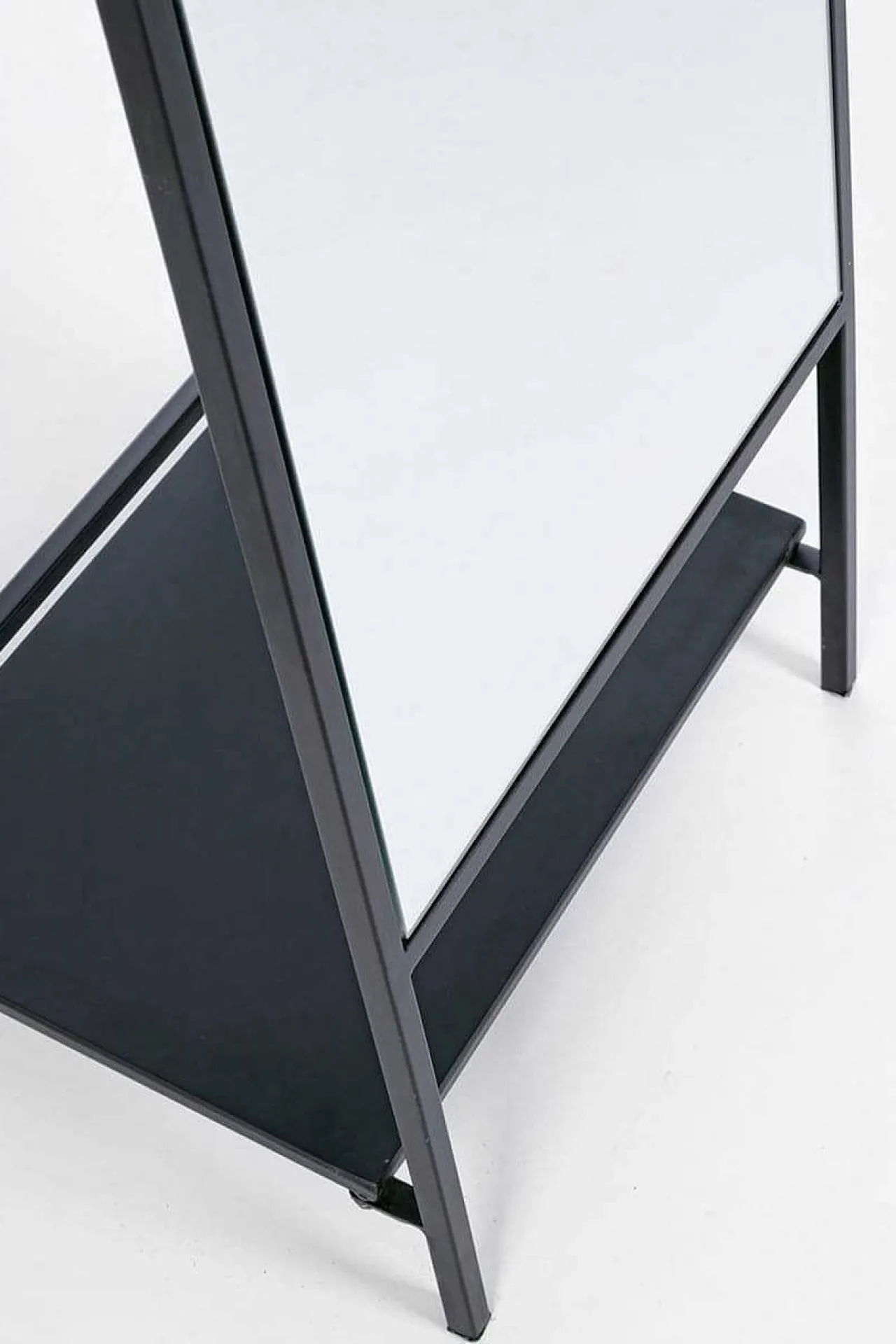 mutoni lifestyle Standspiegel Arin Mit Kleidungshacken Schwarz 46X182> Standspiegel