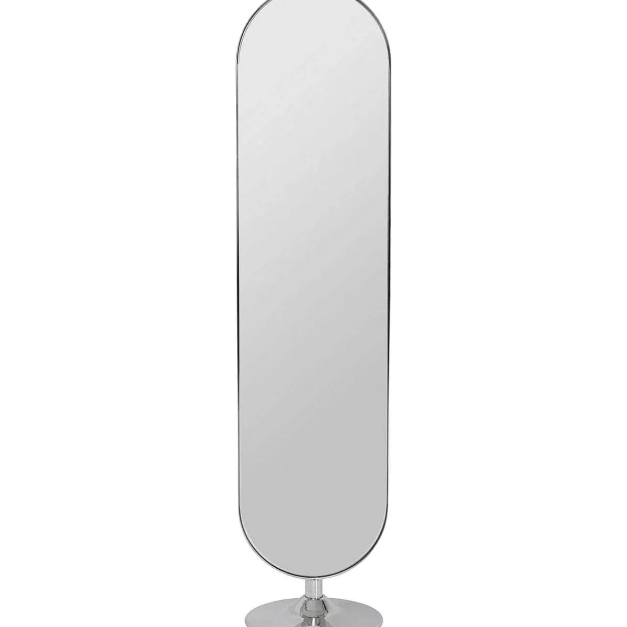 KARE Design Standspiegel Curvy Chrom Look 170X40> Standspiegel