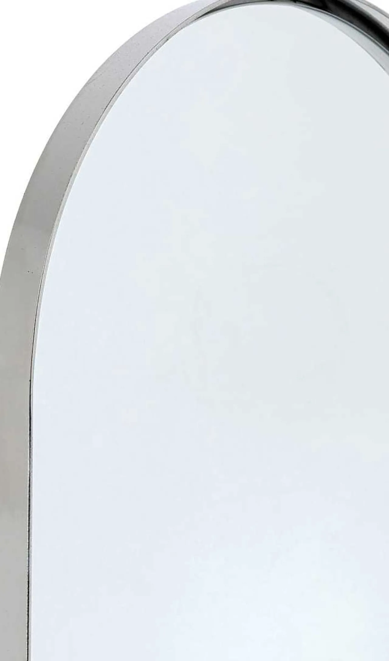 KARE Design Standspiegel Curvy Chrom Look 170X40> Standspiegel