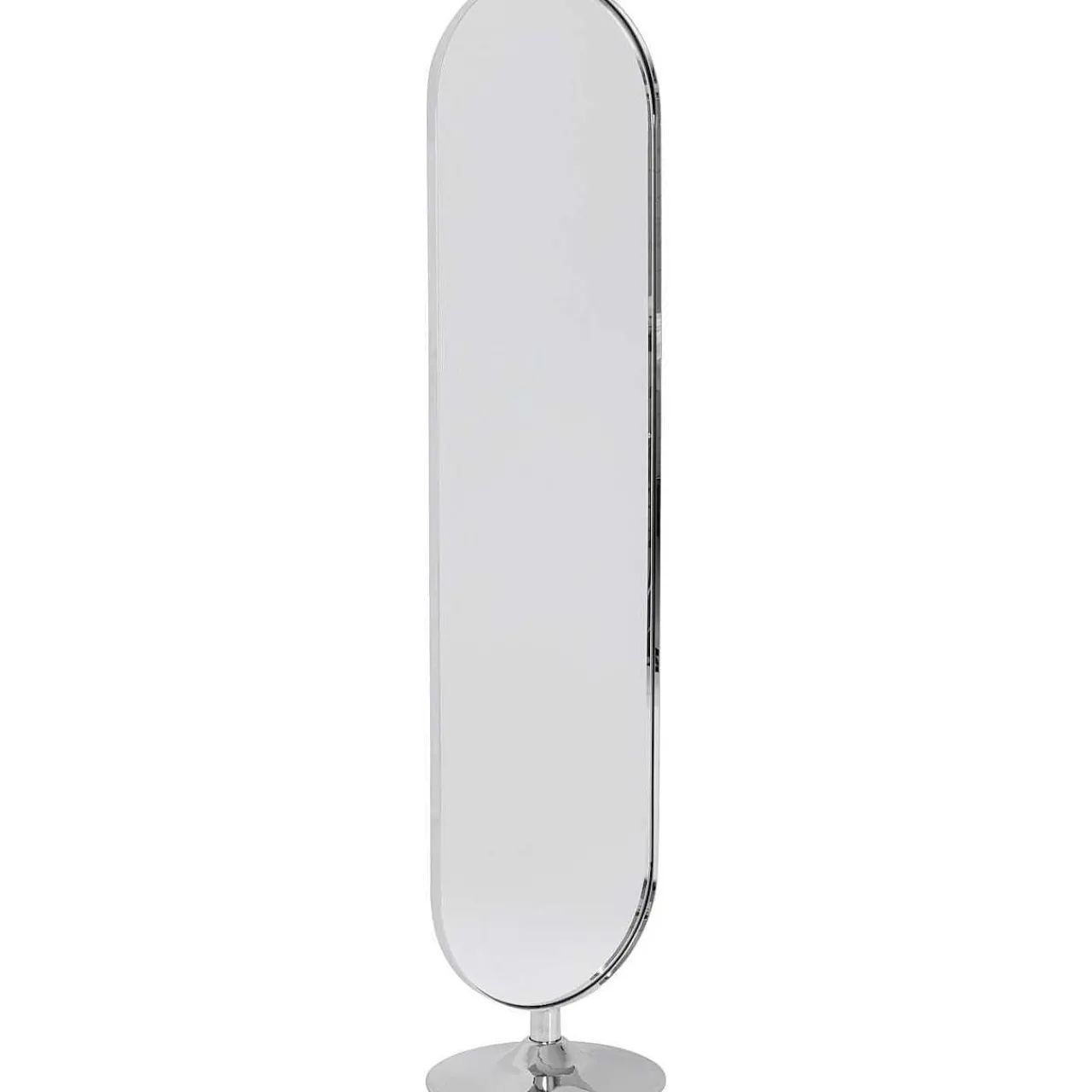 KARE Design Standspiegel Curvy Chrom Look 170X40> Standspiegel