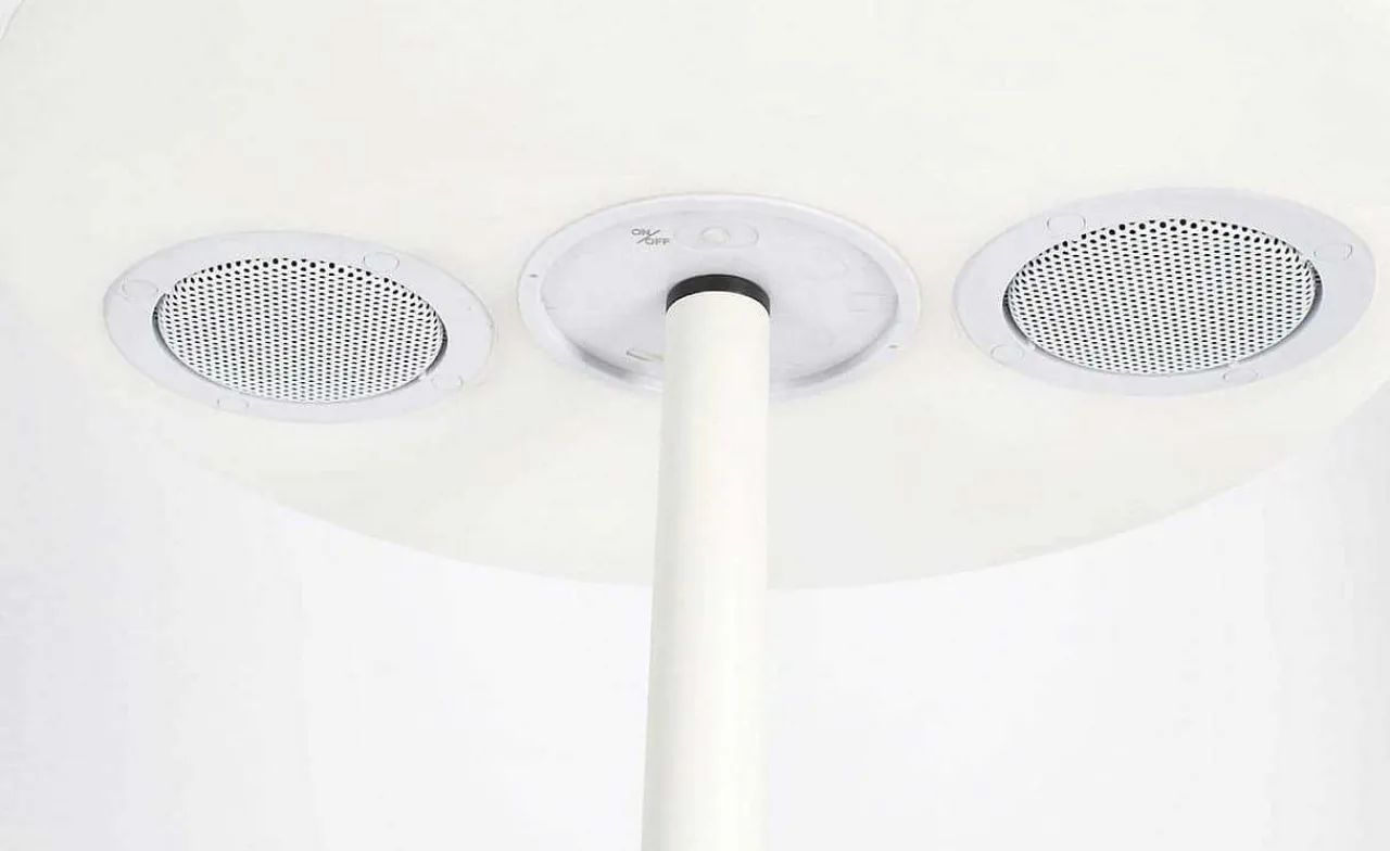 mutoni lifestyle Steheleuchte Solar Led Speak Weiss 150> Stehleuchten