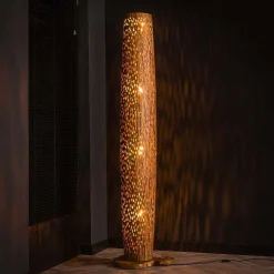mutoni industrial Stehlampe Bars Teak L> Stehleuchten