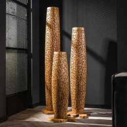 mutoni industrial Stehlampe Bars Teak S><noscript><img width=