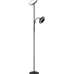 mutoni light Stehlampe Davyd Metall Schwarz Matt Led> Led-Stehleuchten