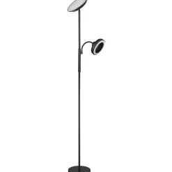 mutoni light Stehlampe Davyd Metall Schwarz Matt Led><noscript><img width=