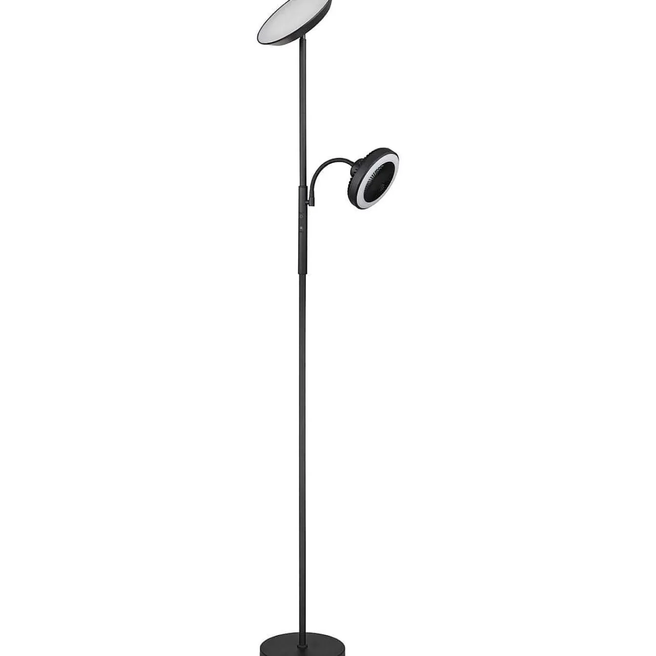 mutoni light Stehlampe Davyd Metall Schwarz Matt Led> Led-Stehleuchten