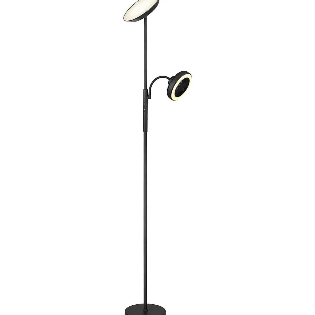 mutoni light Stehlampe Davyd Metall Schwarz Matt Led> Led-Stehleuchten