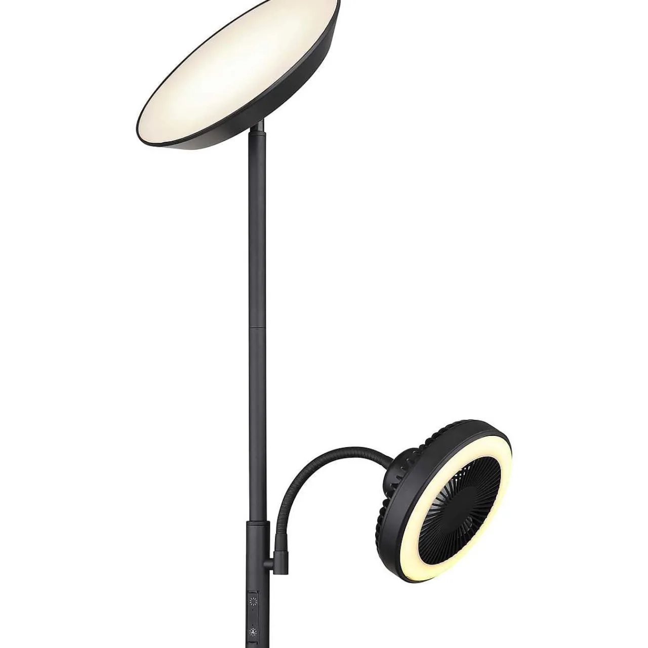 mutoni light Stehlampe Davyd Metall Schwarz Matt Led> Led-Stehleuchten
