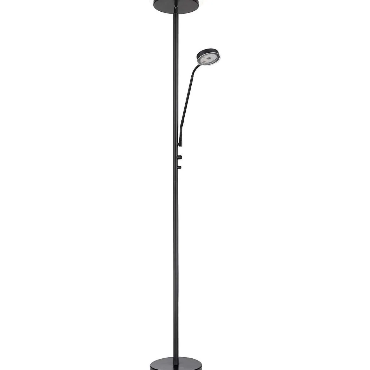 mutoni light Stehleuchte Ernst Metall Schwarz Matt Led> Led-Stehleuchten