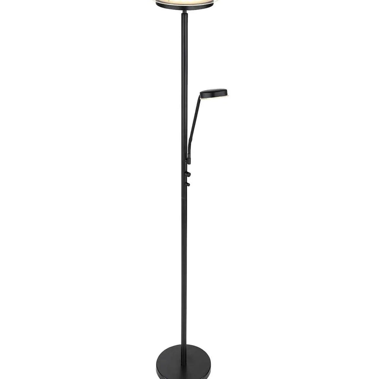 mutoni light Stehleuchte Ernst Metall Schwarz Matt Led> Led-Stehleuchten