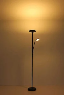 mutoni light Stehleuchte Ernst Metall Schwarz Matt Led><noscript><img width=