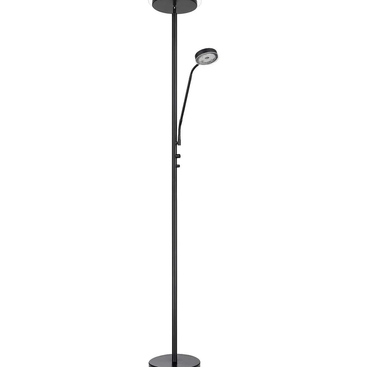 mutoni light Stehleuchte Ernst Metall Schwarz Matt Led> Led-Stehleuchten