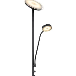 mutoni light Stehleuchte Ernst Metall Schwarz Matt Led><noscript><img width=
