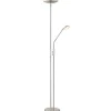 mutoni light Stehleuchte Ganina Metall Nickel Matt Led> Led-Stehleuchten