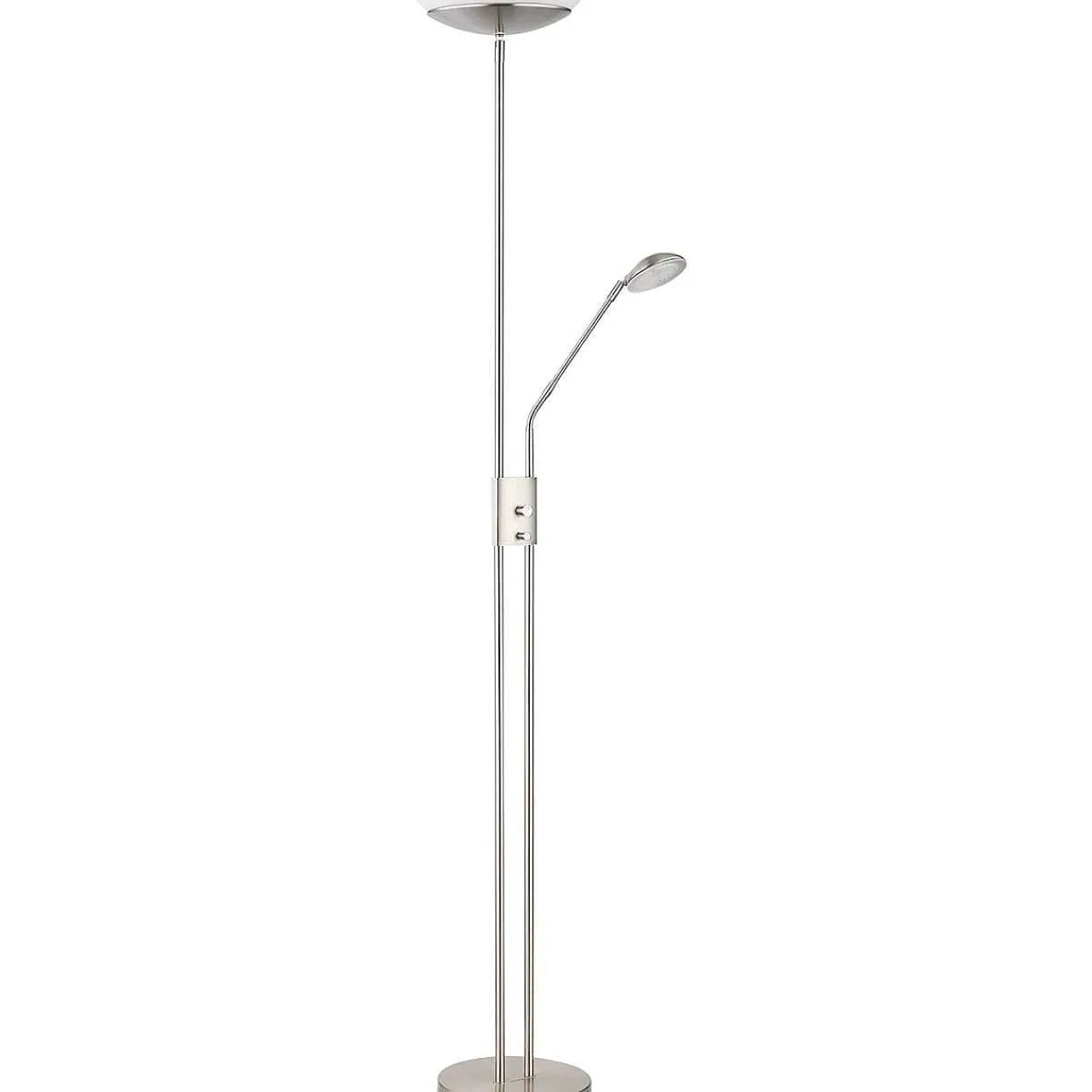 mutoni light Stehleuchte Ganina Metall Nickel Matt Led> Led-Stehleuchten