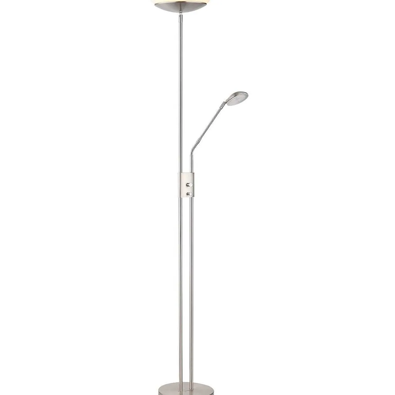 mutoni light Stehleuchte Ganina Metall Nickel Matt Led> Led-Stehleuchten