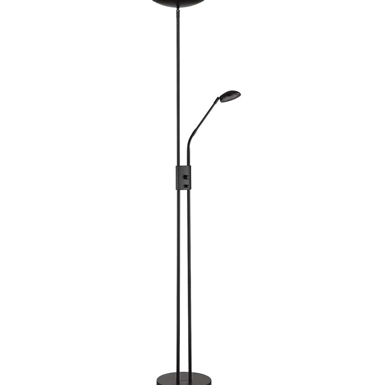 mutoni light Stehleuchte Ganina Metall Schwarz Matt Led> Led-Stehleuchten