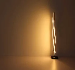mutoni light Stehleuchte Geronimo Metall Schwarz Matt Led 135> Led-Stehleuchten