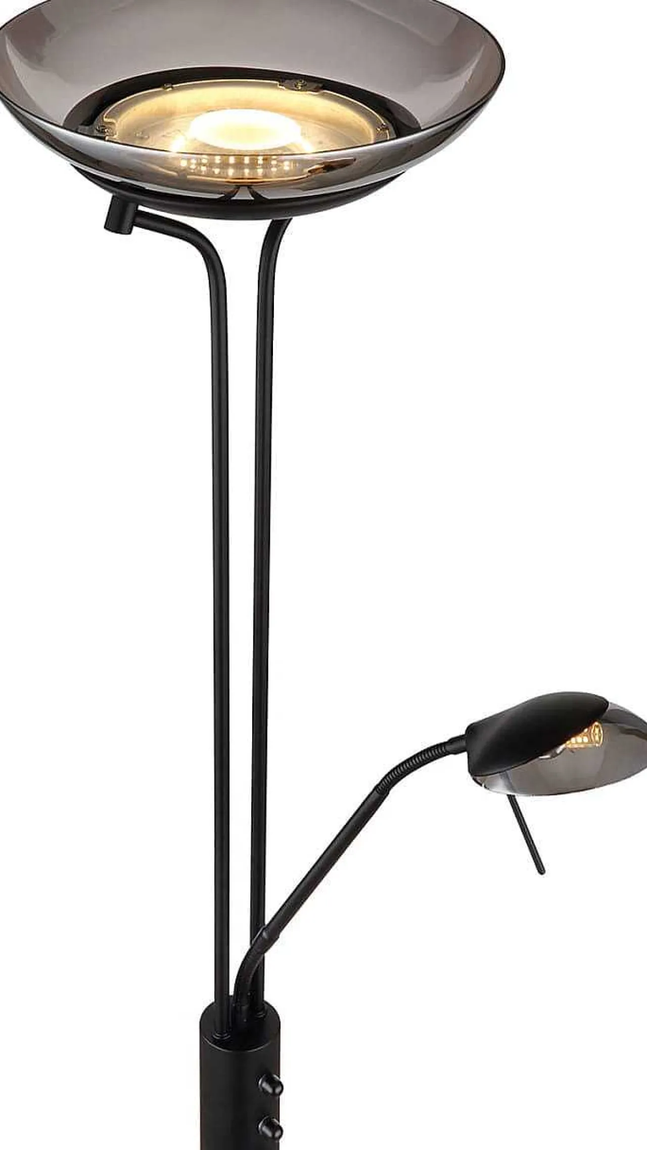 mutoni light Stehleuchte Glanzara Metall Schwarz Matt Led 32> Led-Stehleuchten