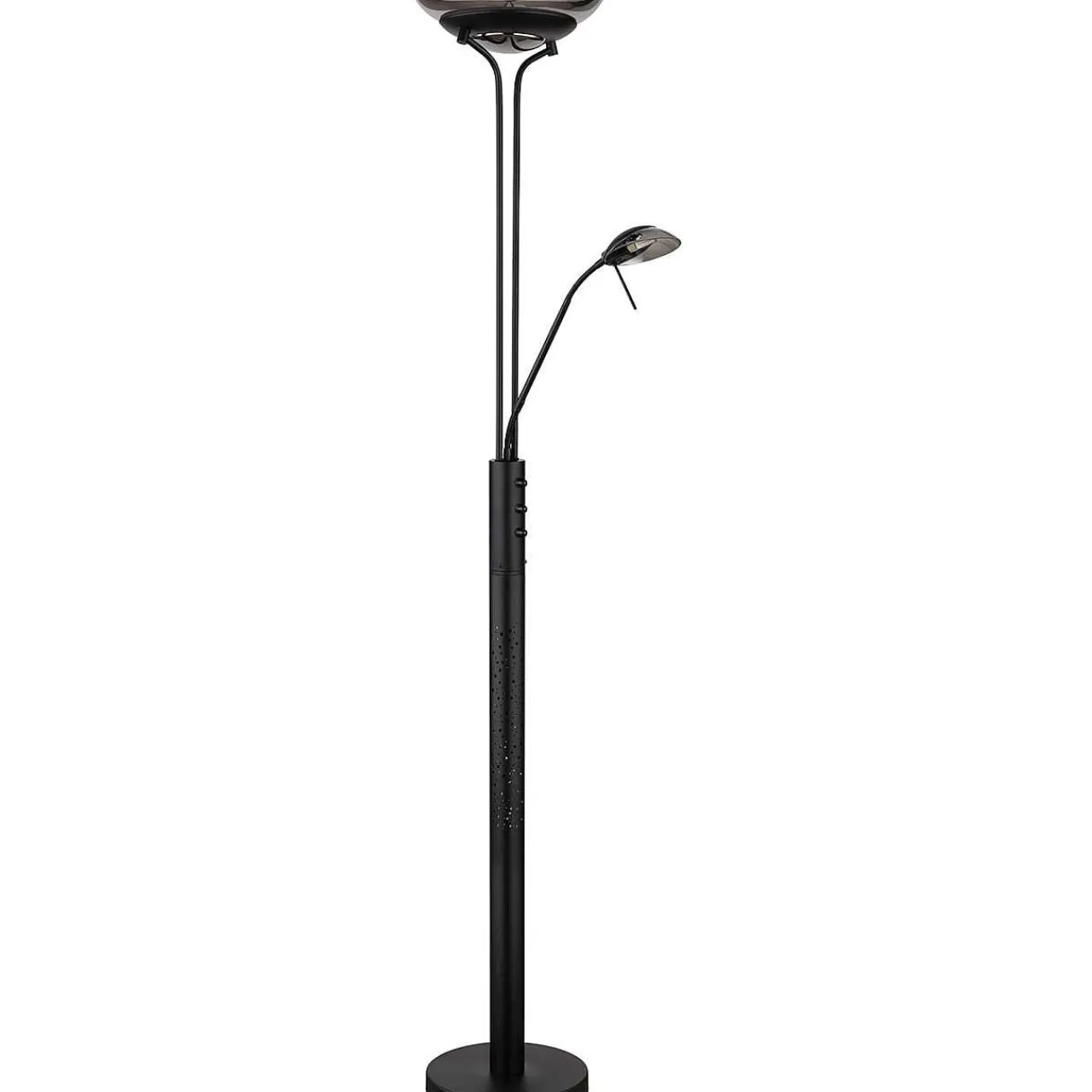 mutoni light Stehleuchte Glanzara Metall Schwarz Matt Led 32> Led-Stehleuchten