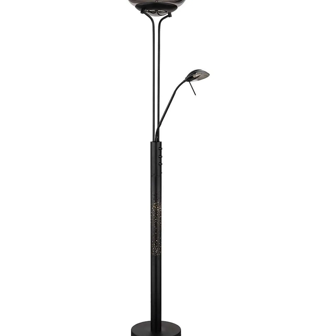 mutoni light Stehleuchte Glanzara Metall Schwarz Matt Led 32> Led-Stehleuchten
