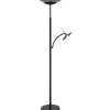 mutoni light Stehleuchte Glanzara Metall Schwarz Matt Led 40> Led-Stehleuchten